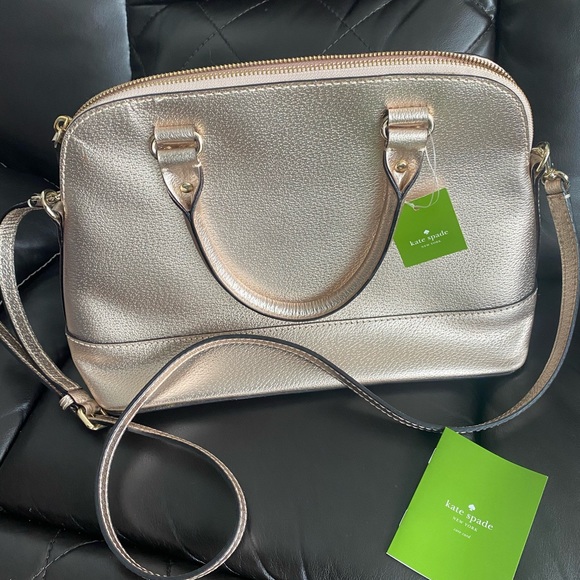 NWT Metallic Kate Spade bag - Picture 2 of 6